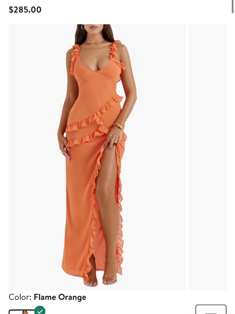 House of CB Georgette Body Con Dress